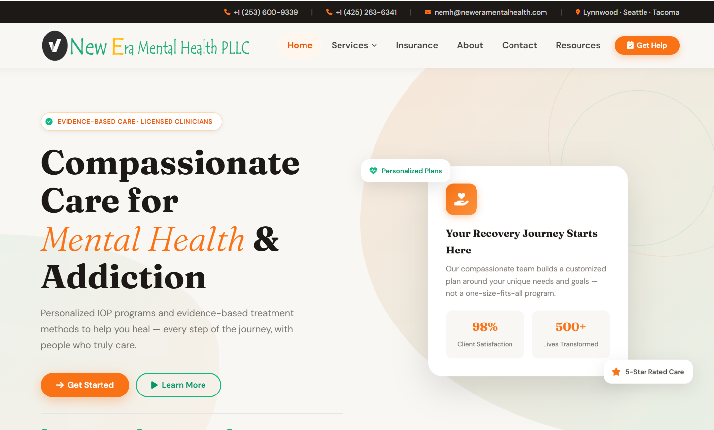 Meridian Agency — brand overhaul showing modern creative agency workspace and design work